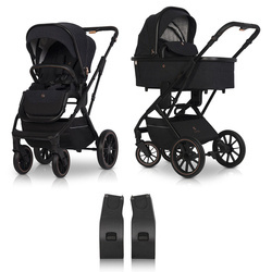 Cavoe Axo Style Wózek Głęboko-Spacerowy 2w1 + Adaptery Meteorite