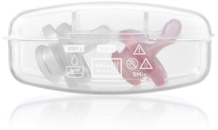 Chicco Smoczek Uspokajający Physioforma Mini Soft Silikonowy 0-2m Boy 2 Szt Girl