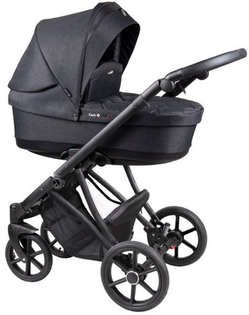 Coletto Craft Wózek Głęboko-Spacerowy 2w1 C-04 Czarna Rama