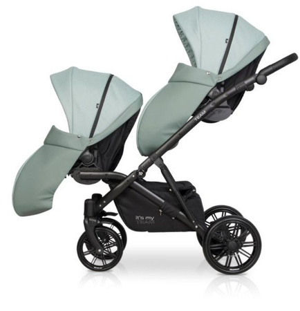 Riko Team Wózek Bliźniaczy Rok Po Roku Głęboko-Spacerowy Basil