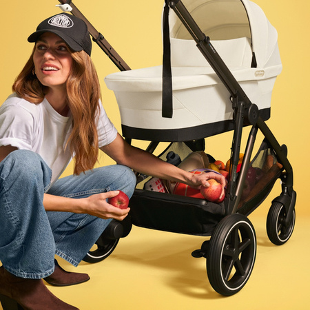 Cybex E-Gazelle S Wspomagany Wózek Spacerowy Rama Srebrna Stone Grey