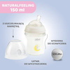 Chicco Butelka NaturalFeeling Szklana 0m+ 150 ml