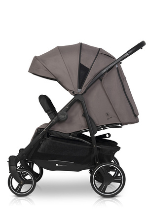 Euro-Cart Doblo Wózek Spacerowy Bliźniaczy lub Rok Po Roku Taupe