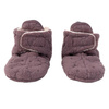 Lodger Fleece Polarowe Buciki Kapcie z Antypoślizgową Podeszwą 6-12 msc Wrzosowe Mauve
