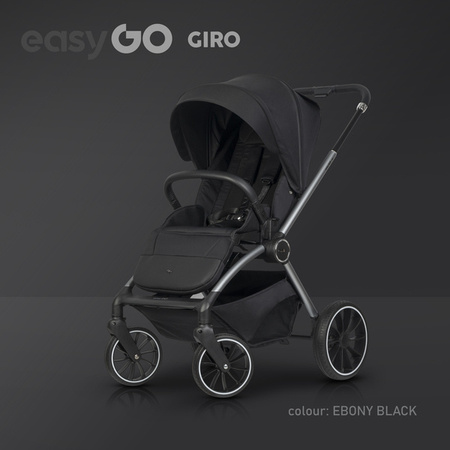 EasyGo Giro Wózek Głęboko-Spacerowy Ebony Black