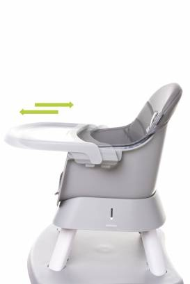 4Baby Master Krzesełko do Karmienia Grey Grey