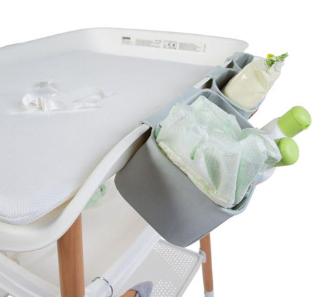 Childhome Podwieszane Pojemniki Uniwersalne 3 szt. Light Grey