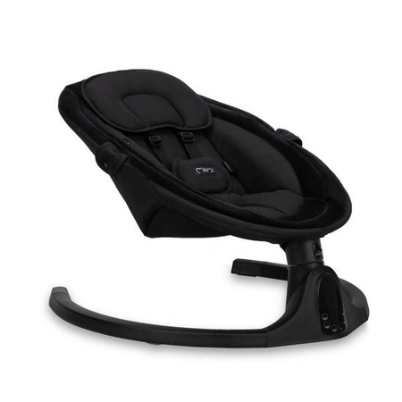 MoMi Kenani Onyx Leżaczek Bujaczek Elektryczny Czarny