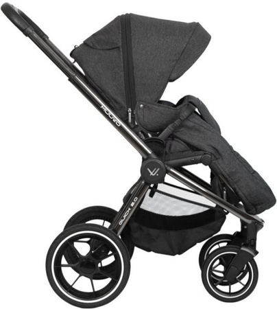 Muuvo Quick 2.0 Wózek Spacerowy Black Chrome Anthracite