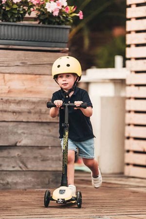 Scootandride Highwaykick 3 LED Hulajnoga Składana Ze Świecącymi Kółkami 3+ Lemon