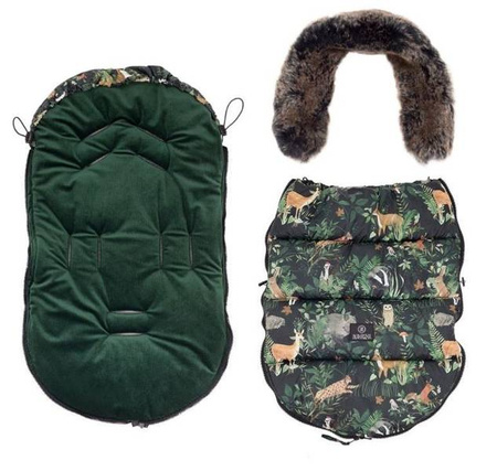 Makaszka Śpiworek Premium Do Wózka 12-36m Rainbow Mountain