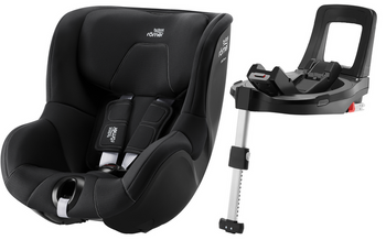 Britax Dualfix 3 I-Size Fotelik Samochodowy 0-18kg + Baza Flex Base 5Z Galaxy Black - GreenSense