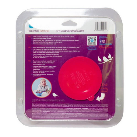 B.Box Silikonowa Miseczka Z Łyżką Strawberry Shake