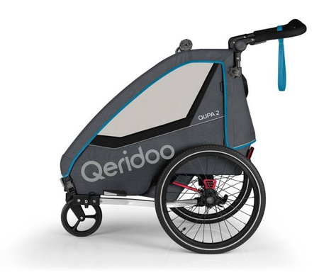 Qeridoo Qupa 2 Przyczepka Rowerowa Blue