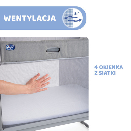 Chicco Next2Me Forever Łóżeczko Dostawne 3w1 do 22kg Almond