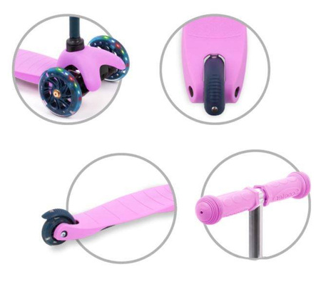 Kidwell Uno Hulajnoga Balansowa Trójkołowa Violet