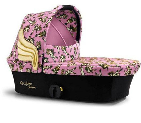 Cybex Mios 2.0 + Gondola Wózek Głęboko-Spacerowy Wings Jeremy Scott Cherub Pink