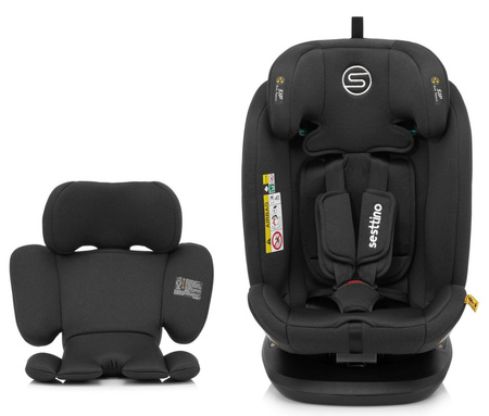 Sesttino Oktagon Pro Fotelik Samochodowy Black 0-36 kg