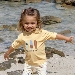 Lassig Koszulka z filtrem UV60 z krótkim rękawem Splash & Fun Deski surfingowe vanilla, rozm. 86