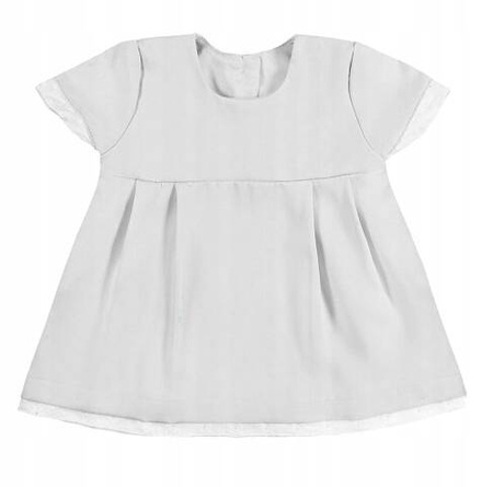 SUKIENKA CEREMONY SZARA Z BIAŁYM 080