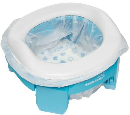 Abakusbaby Nocnik Turystyczny 2w1 Handy Potty Roxy Niebieski