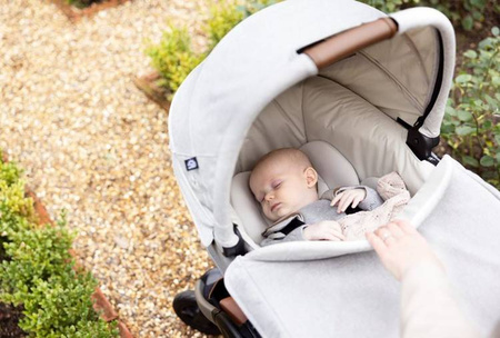 Joie Signature Calmi R129 Gondola z Możliwością Montażu W Samochodzie Carbon + Joie i-Base Encore Baza Obrotowa