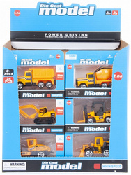 Mega Creative Maszyna Budowlana Metalowa Mix