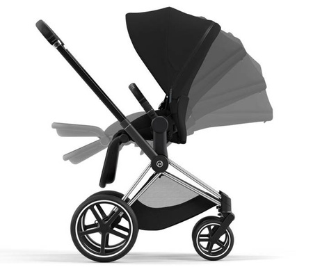 Cybex Priam 4.0 Wózek Głęboko-Spacerowy + Fotelik Samochodowy Cloud T 0-13kg Deep Black