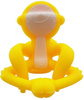 Mombella Gryzak Zabawka Małpka Yellow