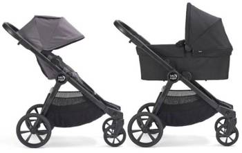 Baby Jogger City Select 2 Wózek Głęboko-Spacerowy 2w1 Tencel Lunar Black