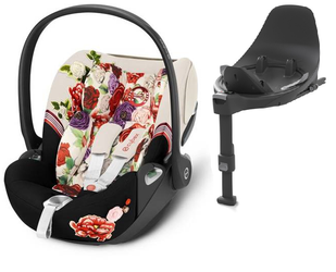 Cybex Cloud T i-Size Fotelik Samochodowy 0-13kg + Baza T Spring Blossom Light