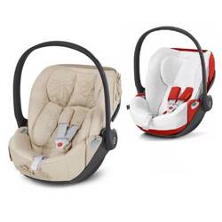 Cybex Cloud T i-Size Fotelik Samochodowy 0-13kg + Tapicerka Letnia Nude Beige