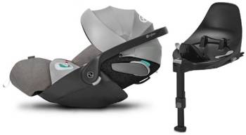 Cybex Cloud Z2 i-Size Fotelik Samochodowy 0-13 kg Plus Soho Grey + Baza Z2 Zestaw