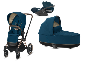Cybex Priam 2.0 + Cloud Z I-size Wózek Głęboko-Spacerowy + Fotelik Samochodowy 0-13kg Mountain Blue