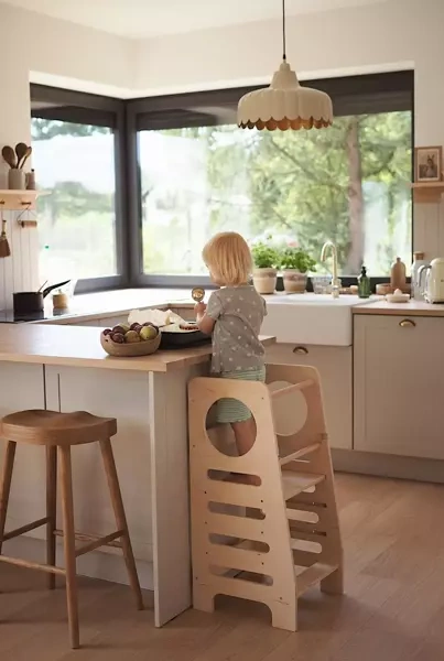 Baby Wood Kitchen Helper S Naturalny 67042 Babyhit.pl