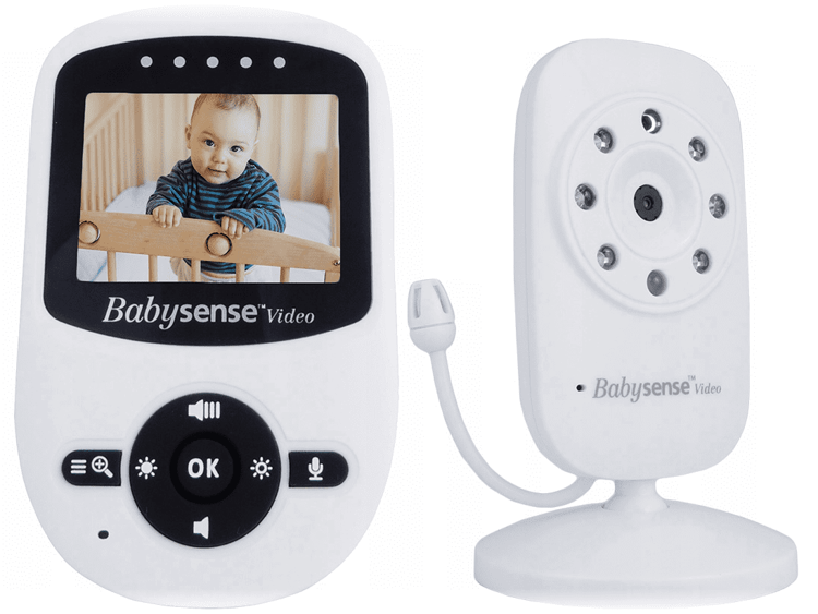 BABYSENSE VIDEO KPL  Nianie elektroniczne i monitory oddechu