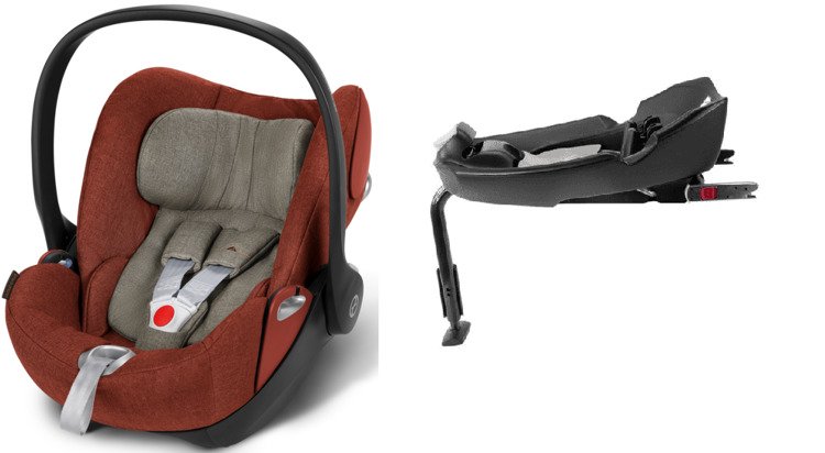 Cybex aton q plus hotsell autumn gold